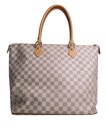 Damier Azur Saleya GM Tote, £670, Front view